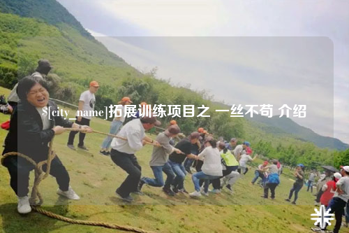 哈尔滨拓展训练项目之 一丝不苟 介绍